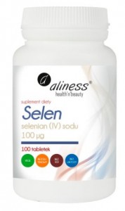 Selen selenian (IV) sodu 100µg 100 tabletek  ALINESS 