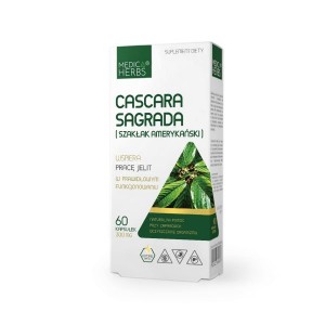 Cascara sagrada (Szakłak amerykański) 60 kapsułek 300 mg MEDICA HERBS