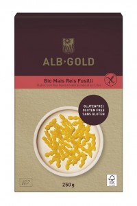 Makaron kukurydziano - ryżowy świderki BEZGLUTENOWY BIO 250 g - ALB-GOLD