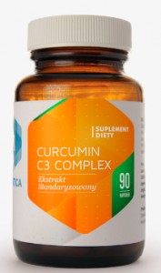 Curcumin C3 Complex 90 kaps. Ekstrakt Standaryzowany HEPATICA