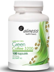 Green Coffee 3200,100 kaps ALINESS 