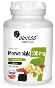 Morwa biała Medica 500 mg 180 tabletek  ALINESS