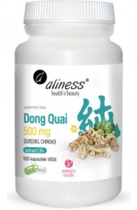 Dzięgiel chiński ( Dong Quai )500 mg 100 kapsułek ALINESS