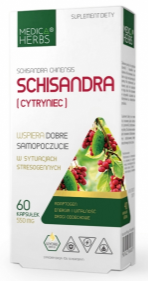  Schisandra (Cytryniec) 60kaps.550 mg  MEDICA HERBS