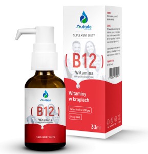 Witamina B12 (Metylokobalamina) 200ug 30ml AVITALE 