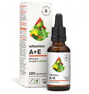 Witamina A+E 30ml krople AURA Herbals