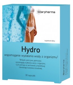 Hydro - wydalanie wody z organizmu 30 kapsułek  STARPHARMA