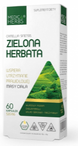 Zielona Herbata 60kaps.520 mg MEDICA HERBS