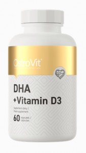  DHA + Vitamin D3 60 kapsułek OstroVit