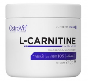 Carnitine 100% Pure (Karnityna) 210g OSTROVIT