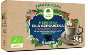 Herbatka Dla serduszka - suplement diety EKO 25x2g DARY NATURY