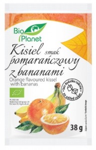 Kisiel pomarańczowy z bananami BIO 38g BIO PLANET
